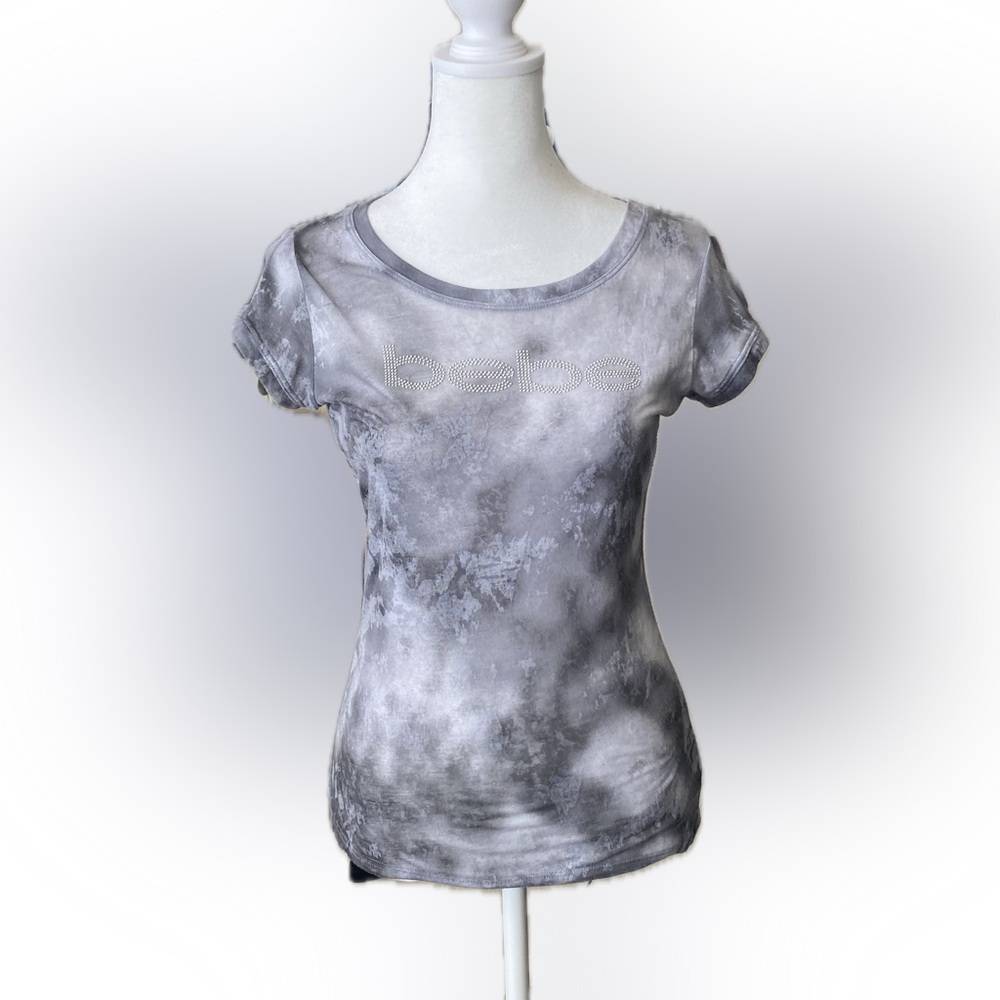 BEBE • Metal Logo Tee